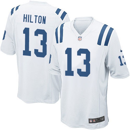 Men's Game T.Y. Hilton Nike Jersey White Road - #13 NFL Indianapolis Colts